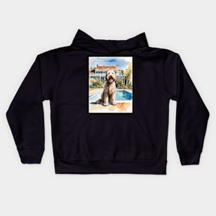 Labradoodle Dog Kids Hoodie